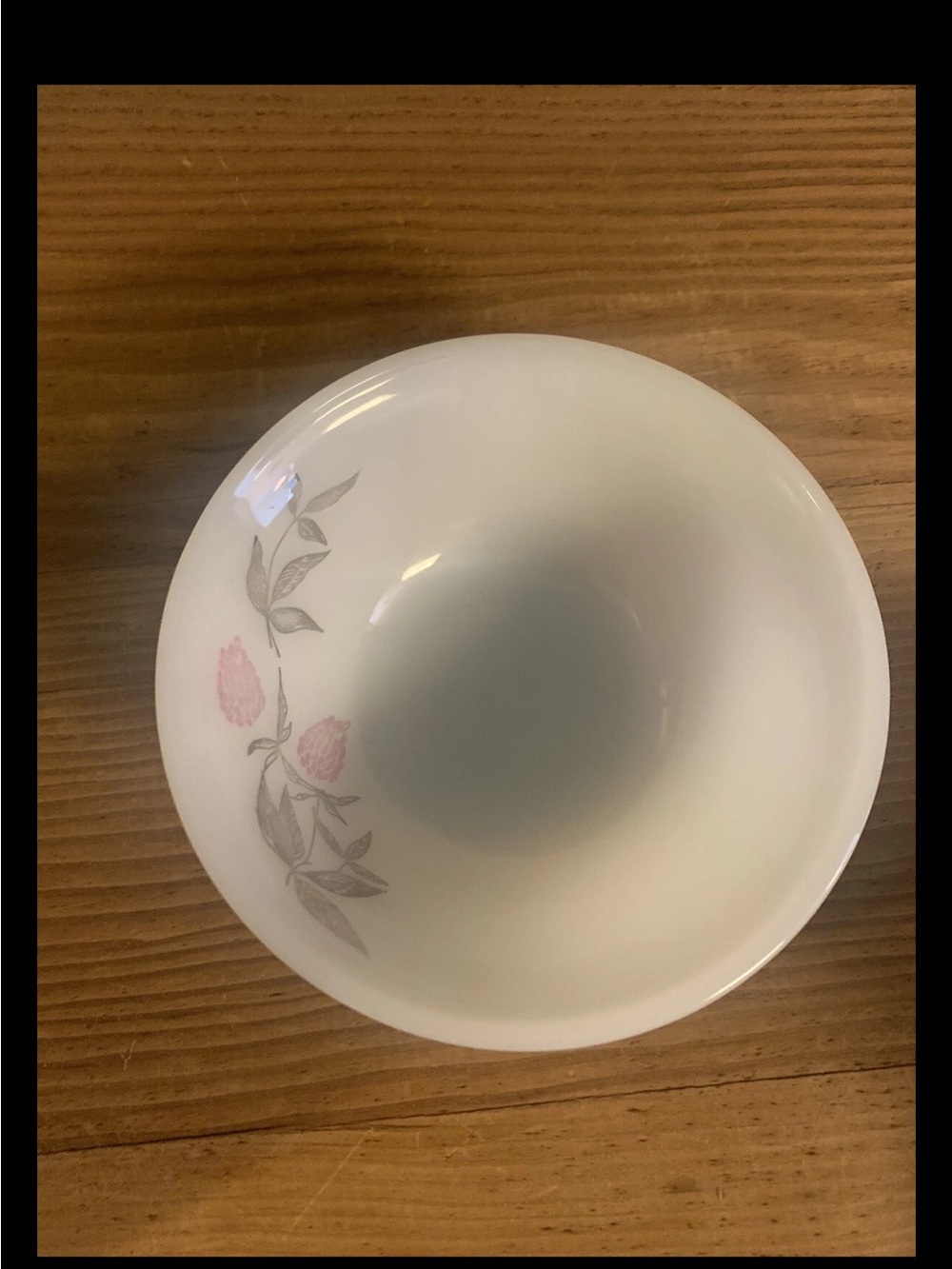 VTG 20 pc Service for 4 Federal Pink Clover Blossom Milk Glass MCM Retro - Picture 5 of 10